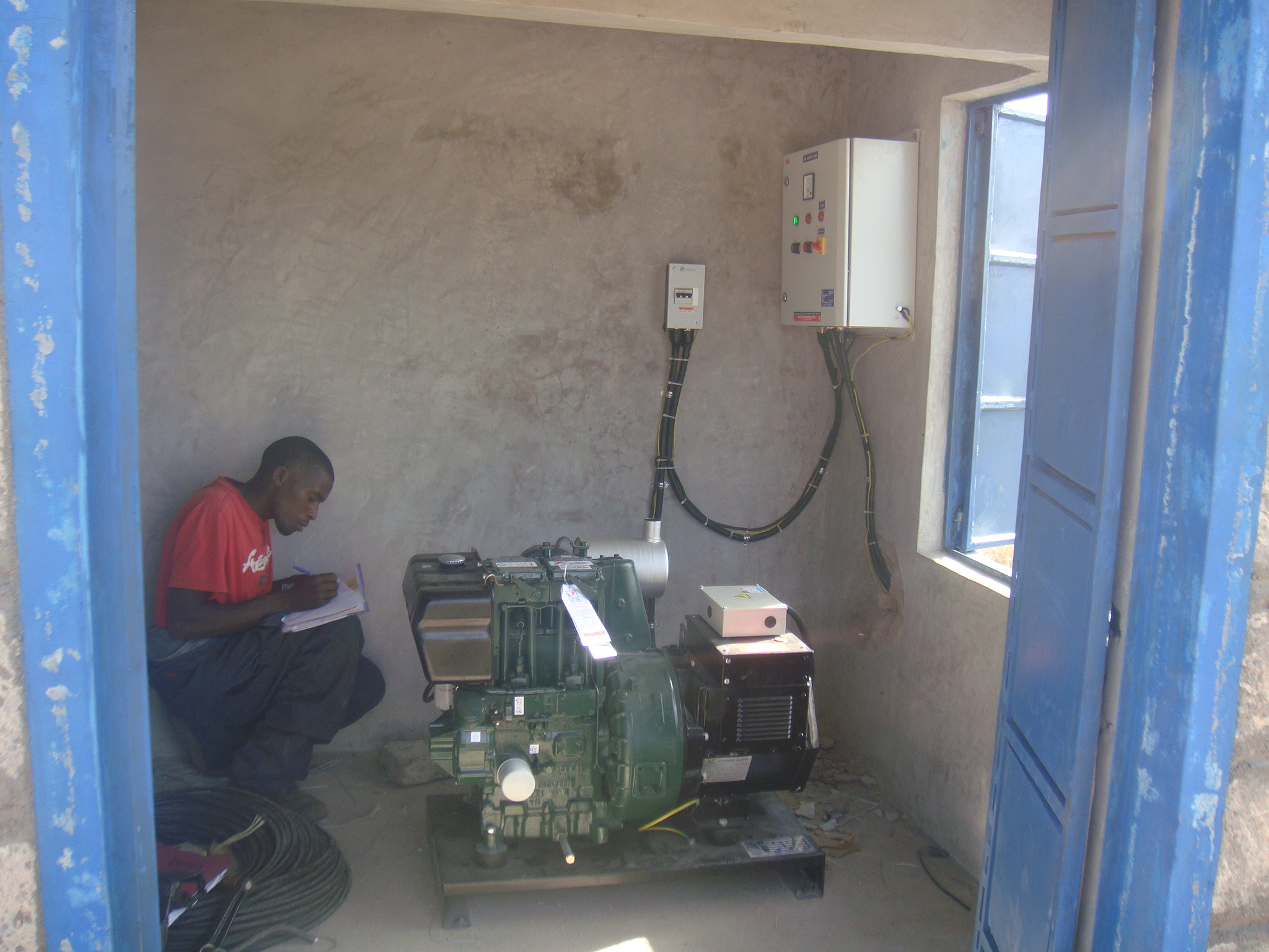 Generator Installation for Borehole Pump